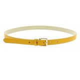 Ceinture femme 2 cm Véritable CUIR ITALIEN, LINDA