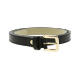 Ceinture femme 2 cm Véritable CUIR ITALIEN, LINDA