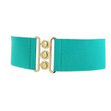 Ceinture femme élastique large à boucle 3 boutons, GLORIA Fabriqué en France