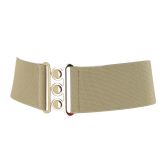 Wide Waist Elasticated Woman Belt, GLORIA Made in France