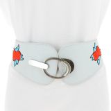 Wide elastic belt Livia