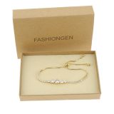 Damen armband aus Edelstahl, Strass und zirconia, LUCILE