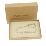 Damen armband aus Edelstahl, Strass und zirconia, LUCILE