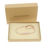 Damen armband aus Edelstahl, Strass und zirconia, LUCILE