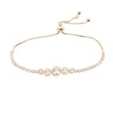 Bracelet femme strass en cristal Acier Inoxydable adjustable LUCILE
