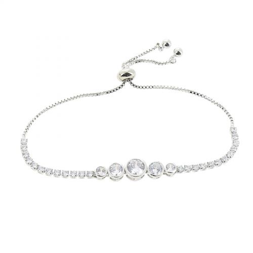 Bracelet femme strass en cristal Acier Inoxydable adjustable LUCILE