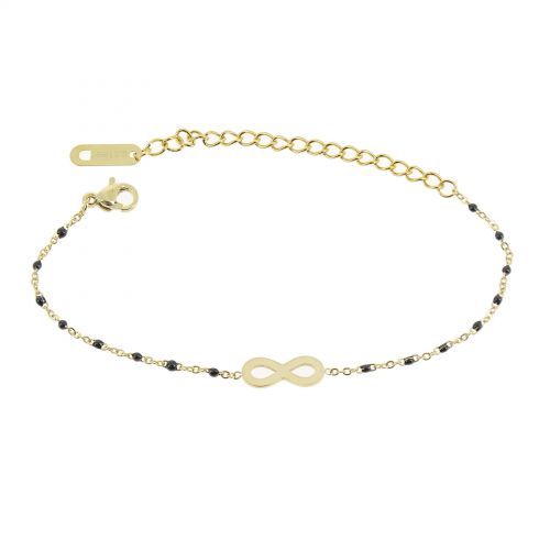 Edelstahl Damen armband, Unendlichkeit, HABIBE