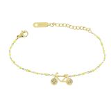 Pulsera de acero inoxidable para mujer, KIMBERLY