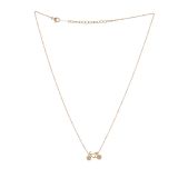 Collier femme acier inoxydablef à perle ESMA