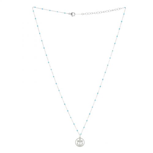 Collier femme, Coeur en strass, XS-2259