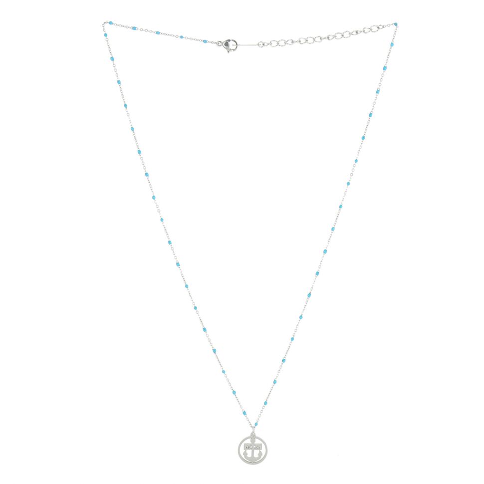 Collier femme à perle acier inoxydable RANIA