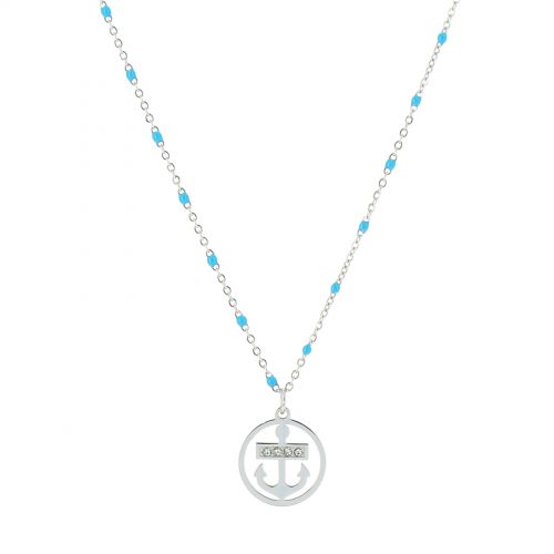 Collier femme, Coeur en strass, XS-2259