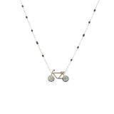 Collier femme acier inoxydable à perle ESMA