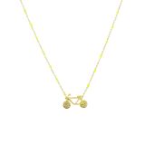 Collier femme acier inoxydable à perle ESMA