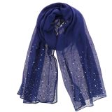 Damen Schal pashmina perlen und strass, LEIA