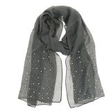 Damen Schal pashmina perlen und strass, LEIA