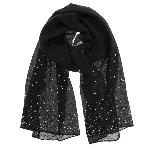 Damen Schal pashmina perlen und strass, LEIA