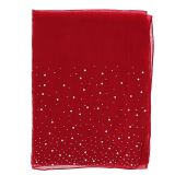 Damen Schal pashmina perlen und strass, LEIA