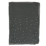 Damen Schal pashmina perlen und strass, LEIA