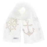 Very soft woman's scarf, Anchor and Navigation bar, OLLIE