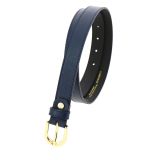 Women genuine Italian leather belt with golden Buckle, HACENA