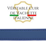 Cintura 2 cm vera pelle italiana per le donne, LINDA