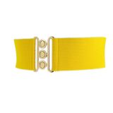 Ceinture femme élastique large à boucle 3 boutons, GLORIA Fabriqué en France