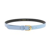 Ceinture femme Premium en Cuir Véritable d'ITALIE doublé Cuir Nubuck, MELANIE 