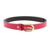 Ceinture femme Premium en Cuir Véritable d'ITALIE doublé Cuir Nubuck, MELANIE 