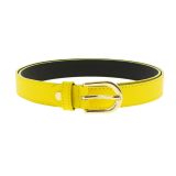 Ceinture femme Premium en Cuir Véritable d'ITALIE doublé Cuir Nubuck, MELANIE 