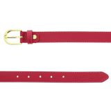 Ceinture femme Premium en Cuir Véritable d'ITALIE doublé Cuir Nubuck, MELANIE 