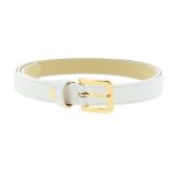 Ceinture femme 2 cm Véritable CUIR ITALIEN, LINDA