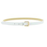 Ceinture femme 2 cm Véritable CUIR ITALIEN, LINDA