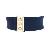 Wide Waist Elasticated Woman Belt, GLORIA Made in France