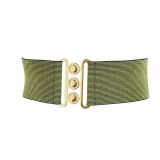 Wide Waist Elasticated Woman Belt, GLORIA Made in France