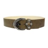 Ceinture large boucle strass ISHILD