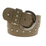 Ceinture large fleur-strass Antoinetta