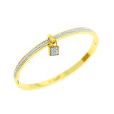 Bracciale in acciaio inossidabile da donna con strass in zirconio CHIA