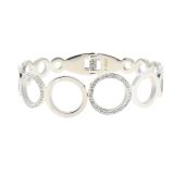 Bracciale in acciaio inossidabile da donna con strass in zirconio MELISSA