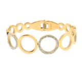 Crystal of zirconium Stainless Steel Bracelet, BELINE