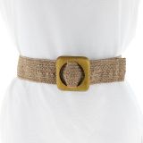 Ceinture femme élastique tressé, Fabriqué en France, CHARLOTTE