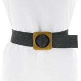 Ceinture femme élastique tressé, Fabriqué en France, CHARLOTTE