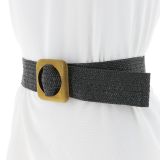 Ceinture femme élastique tressé, Fabriqué en France, CHARLOTTE