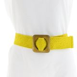 Ceinture femme élastique tressé, Fabriqué en France, CHARLOTTE