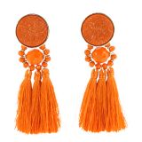 Hanging tassel earring, PAULINE