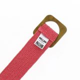 Ceinture femme élastique tressé avec boucle en Bois, Fabriqué en France, CHARLOTTE