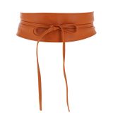 MICA large leatherette obi belt