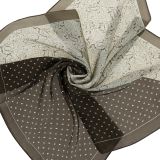 Foulard pour Femme 70 x 70 cm en Polyester sensation Soie, SEVANA