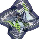 Foulard pour Femme 70 x 70 cm en Polyester sensation Soie, LOUCIA