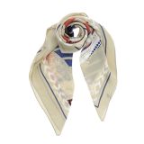 Foulard pour Femme 70 x 70 cm en Polyester sensation Soie, LOUCIA